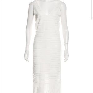New with tags Parker white fringe dress